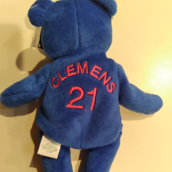 Sammy Sosa #21 & Roger Clemens #21 Bamm Beanos Beanie Baby Bears - Picture 9 of 16